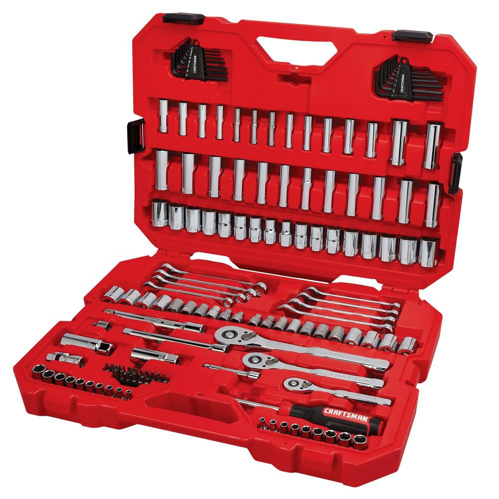 CRAFTSMAN Mechanics Tool Set SAE & Metric 135 Pieces - CMMT12124