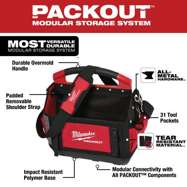 Milwaukee 15 in. PACKOUT Tote, large image number 1