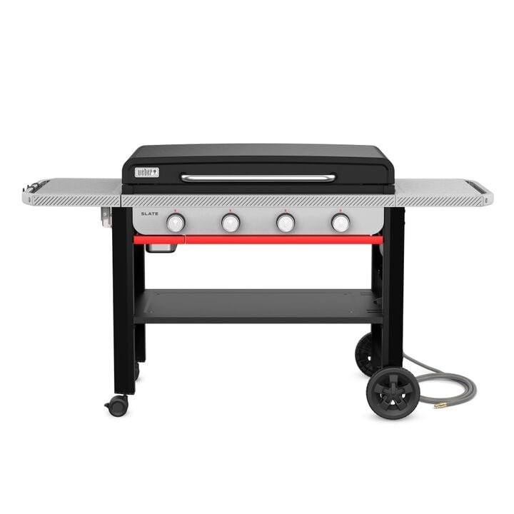 Weber Slate 36 Inch 4 Burner Natural Gas Premium Griddle Black