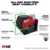 Milwaukee M12 Green Beam Laser Cross Line and Plumb Points (Bare Tool), small image number 2