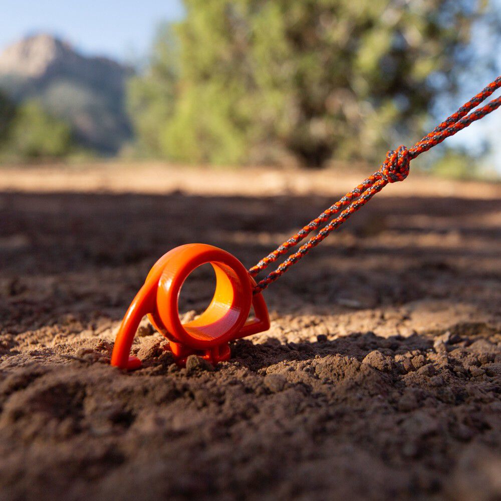 Nite Ize Screw Small Ground Anchor Orange 4 Pieces, large image number 6