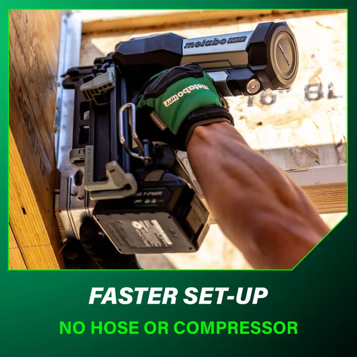 Metabo HPT Cordless Pneumatic 18V Metal Connector Nailer Kit, large image number 10