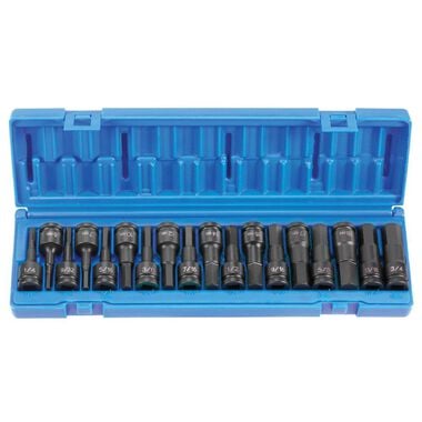 Grey Pneumatic 1/2 In. Drive 18 pc. Combo Hex Set