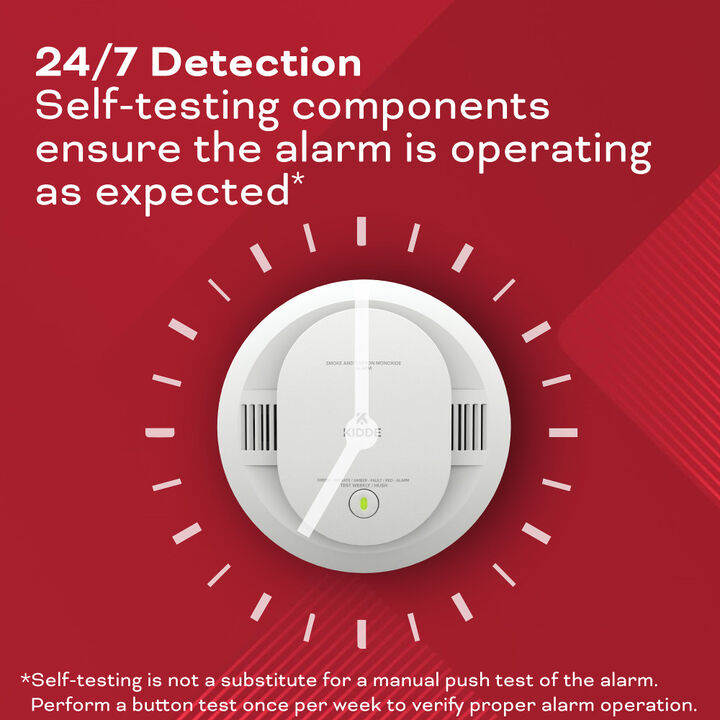 Kidde AA Battery-Powered Smoke & Carbon Monoxide Detector with Batteries, large image number 7