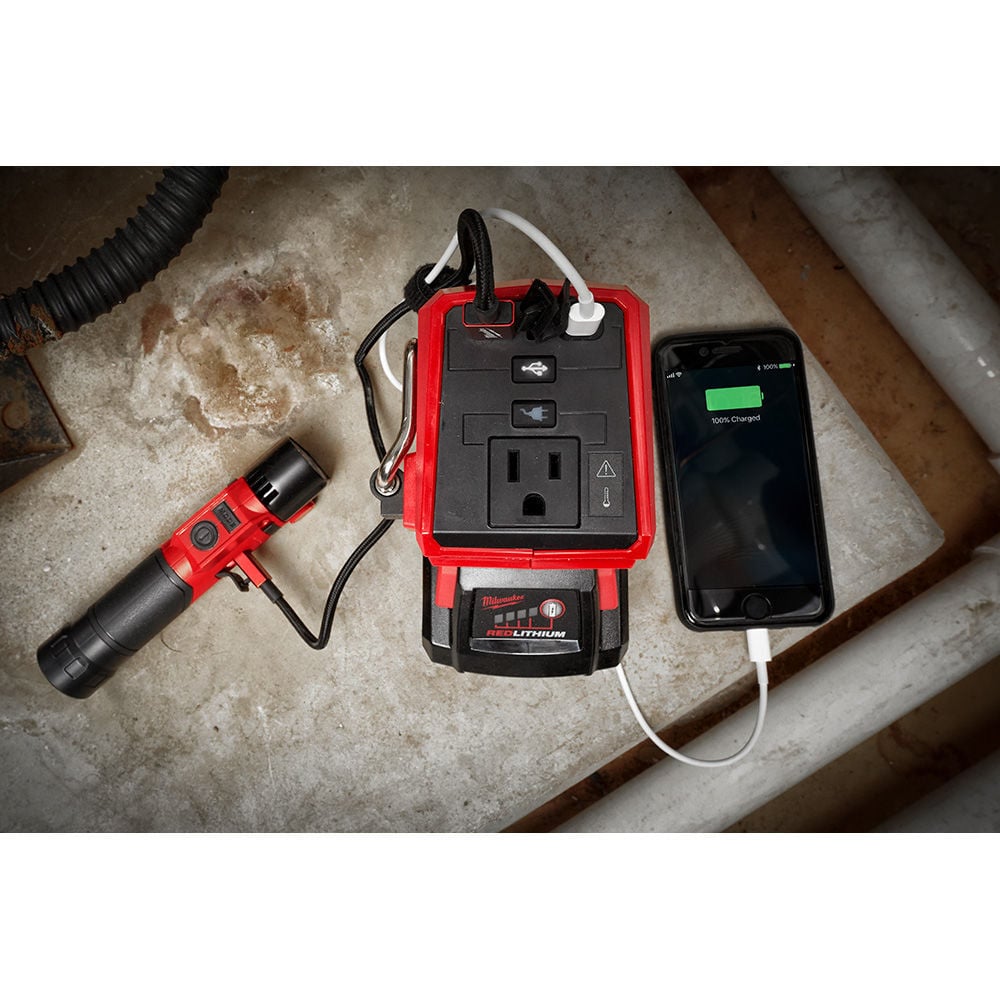 Milwaukee M18 TOP-OFF 175W Portable Power Supply Inverter, large image number 24