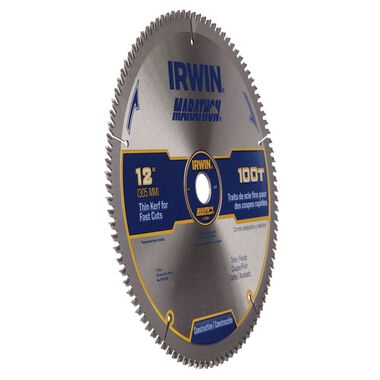 Irwin Marathon Carbide Table / Miter Circular Blade 12-Inch 100, large image number 1