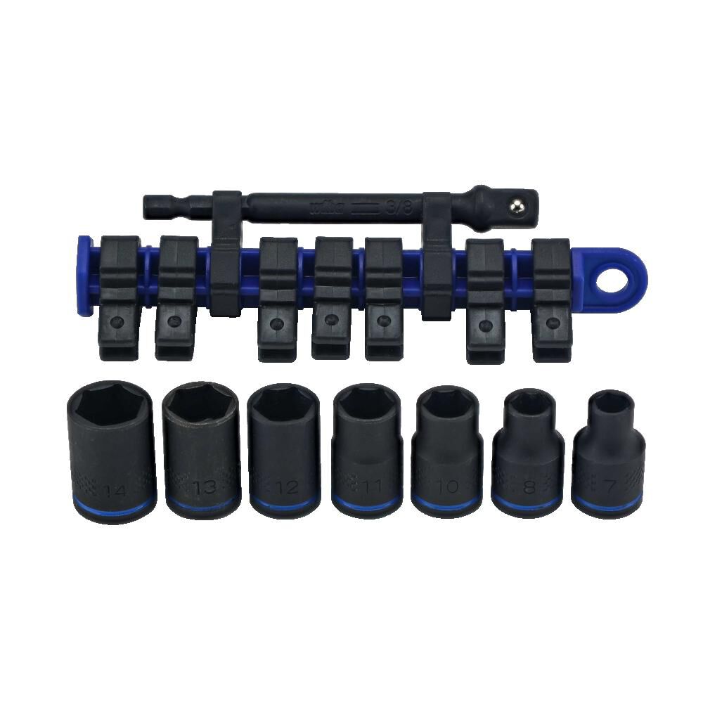 Wiha Promotional 3/8 Inch Drive Metric Impact Socket Set 8 Pieces, large image number 6