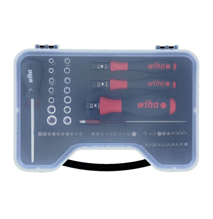 Wiha TorqueVario-S Bit Set In/lbs Handles 59 Pieces, large image number 6