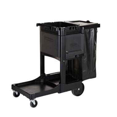Rubbermaid Executive Janitorial Cleaning Cart Traditional