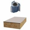 Bosch 5/8in x 3/8in Carbide Tipped 3 Flute Flush Trim Replacement Cutter Bit, small image number 1