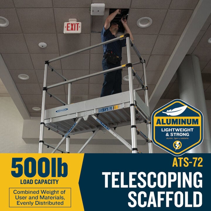 Werner 6 Ft Aluminum Telescoping Scaffold, large image number 6