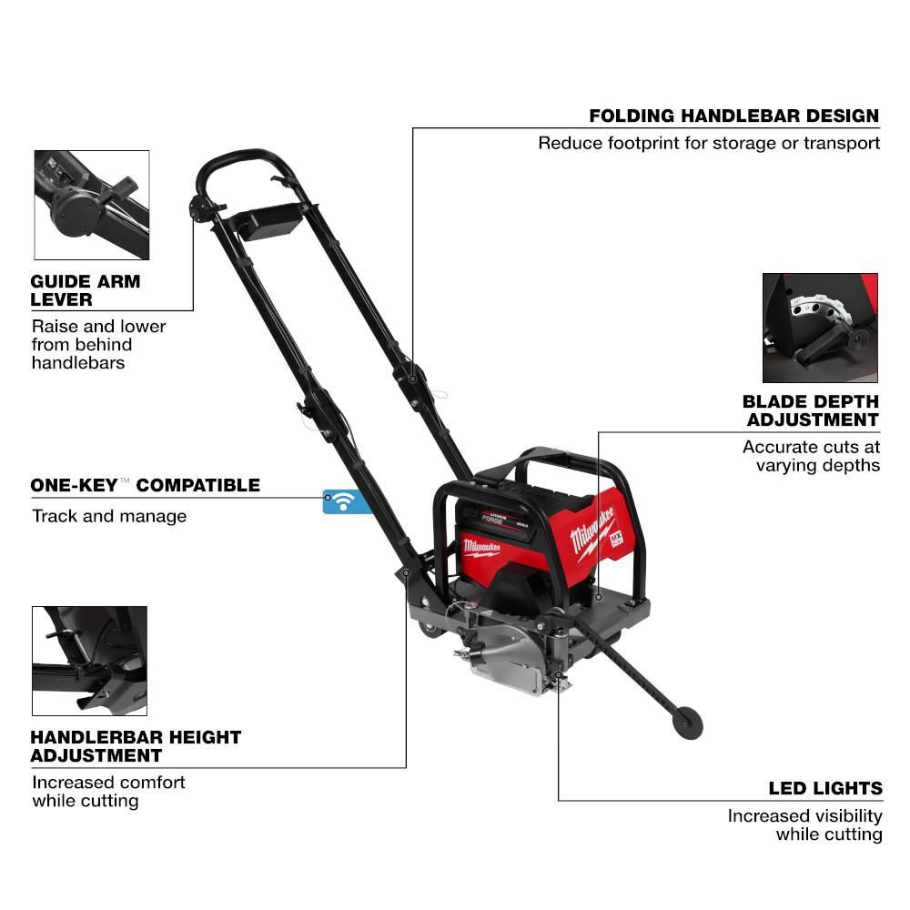 Milwaukee MX FUEL 6 in Green Concrete Saw Kit, large image number 11