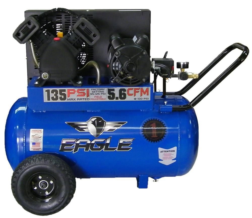 Eagle Compressor 20 gallon Portable Electric Air Compressor, large image number 1