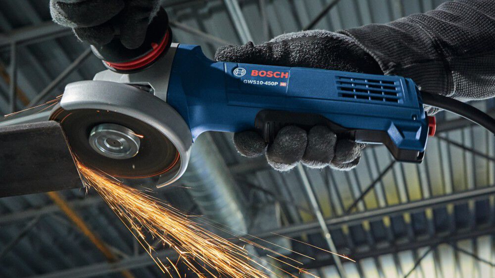 Bosch 4 1/2in Ergonomic Angle Grinder with Paddle Switch, large image number 7