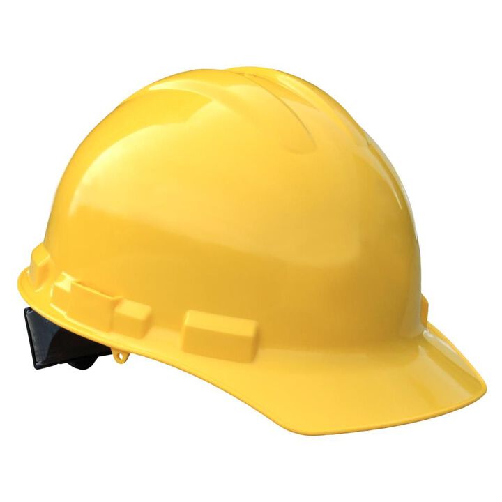 Radians Hard Hat Granite Cap Style 6 Point Ratchet Yellow