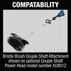 Makita Bristle Brush Couple Shaft Attachment, small