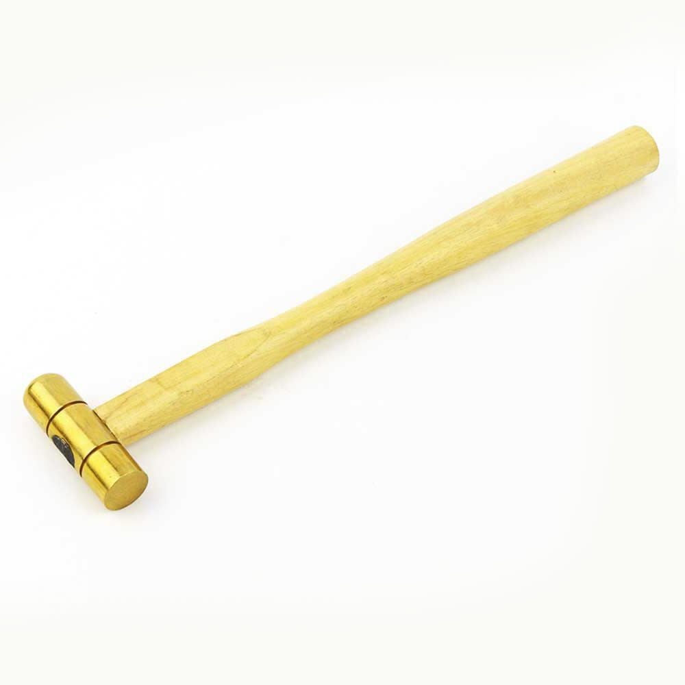 Big Horn 4 Oz. Solid Brass Head Hammer with Hardwood Handle, large image number 2
