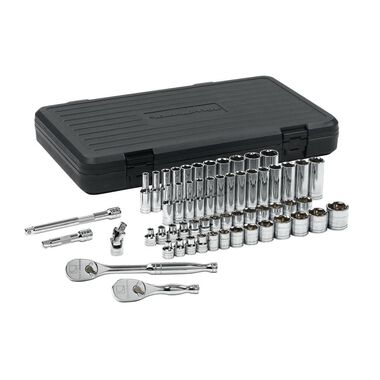 GEARWRENCH Mechanics Tool Set 57 pc. 3/8 In. Drive 6 Point SAE/Metric Standard/Deep, large image number 7