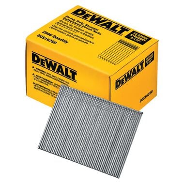 DEWALT 2-1/2 Straight 16 Gauge Finishing Nails 2.5M