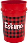 Eskimo 6 Gallon Red/Black Plastic Buffalo Plaid Bucket, small image number 1