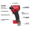 Milwaukee M18 FUEL 1/4 Inch Hex Impact Driver PACKOUT Kit, small image number 3