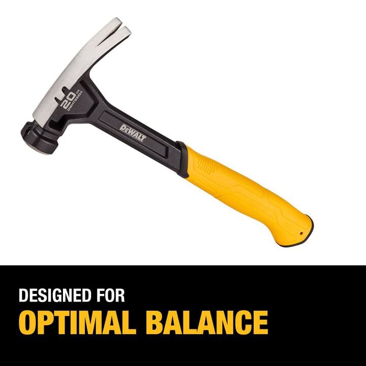 DEWALT 20 Oz Rip Claw Steel Hammer, large image number 2