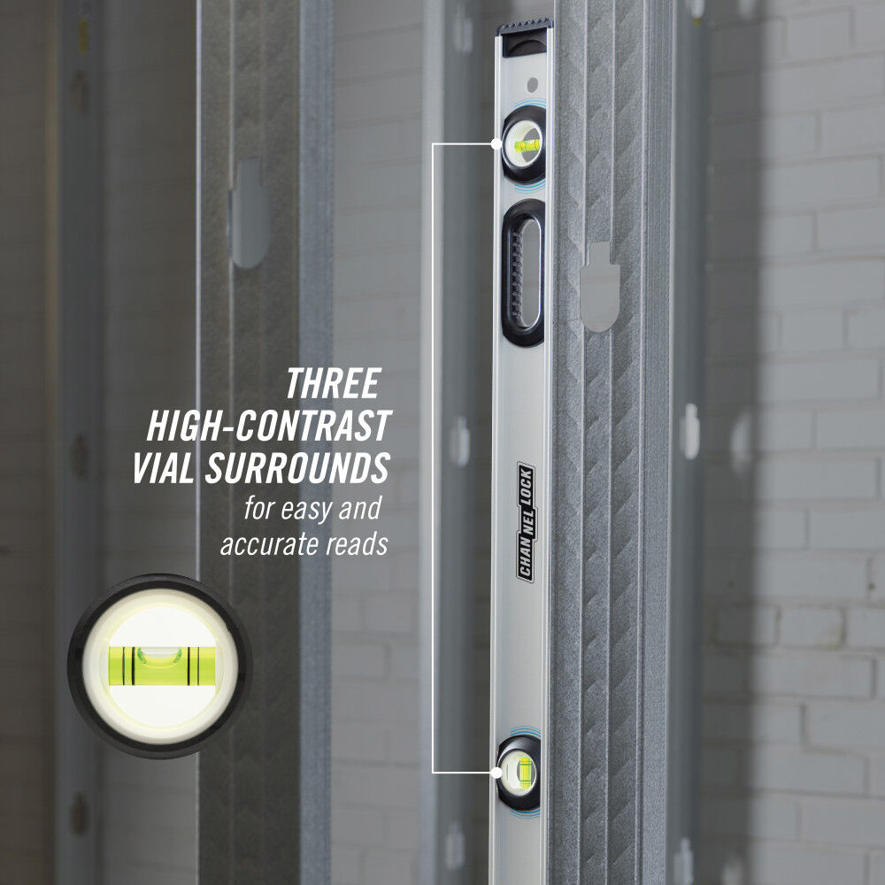 Channellock 48 Inch Magnetic I-Beam Level, large image number 4