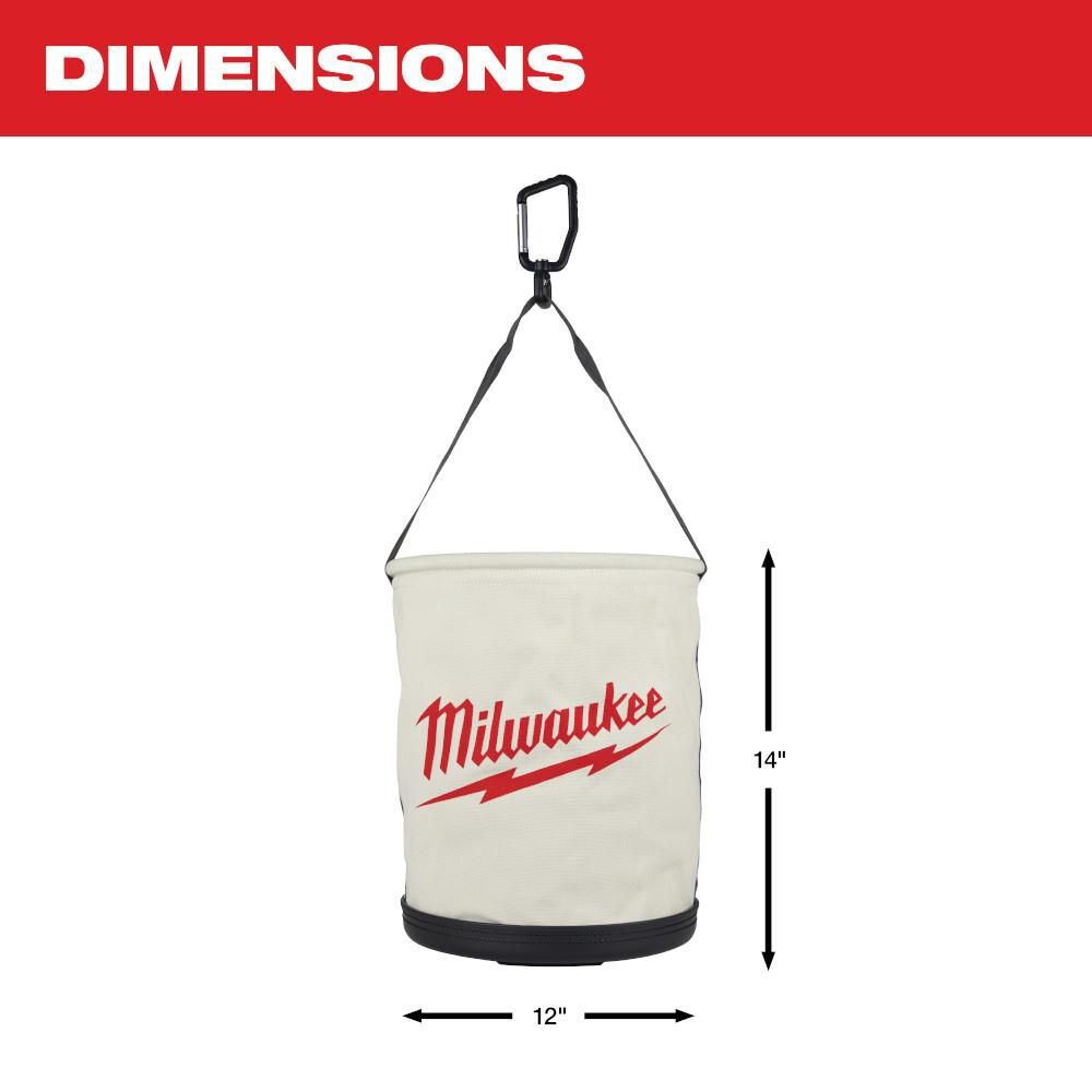Milwaukee Canvas Utility Bucket, large image number 3