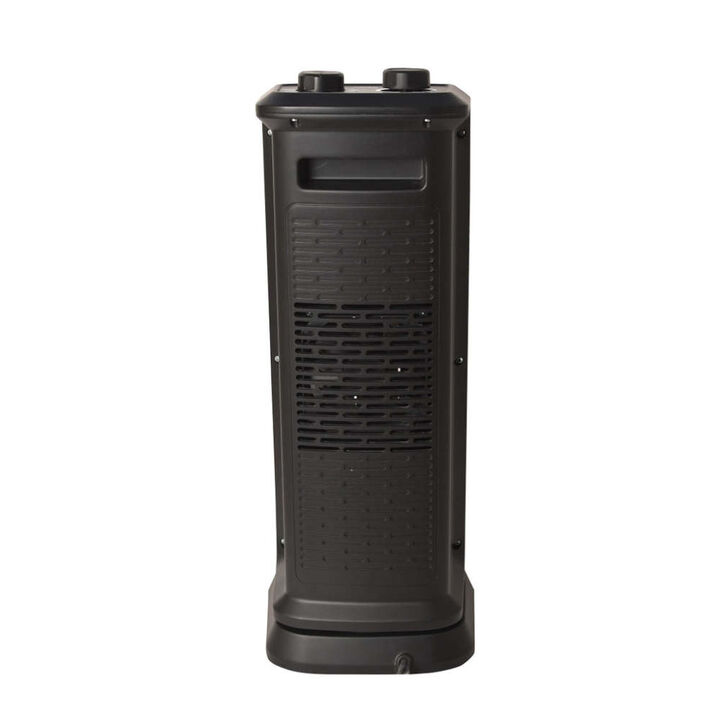 VisionAir 17 In. 750/1500W 5120 Btu 160 Sq-Ft. Oscillating Ceramic Heater, large image number 3