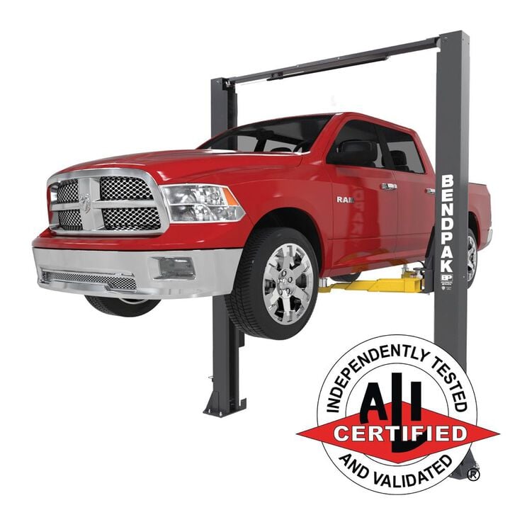 Bendpak 10APX 10000 Lbs High-Rise Adaptable Clearfloor Car Lift with Pads, large image number 1