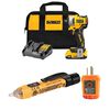 Acme Tools Klein Premium Test Kit, DeWalt Compact Impact Driver Kit Bundle, small image number 1