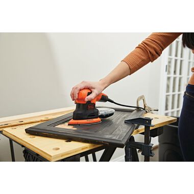 BLACK+DECKER ® Detail Sander 1.2 Amp Compact Electric With Dust