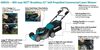 Makita 40V max XGT 21in Lawn Mower Self Propelled Commercial 8Ah Kit, small