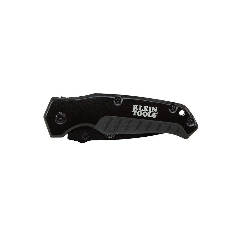 Klein Tools Pocket Knife Black Drop Point Blade, large image number 4