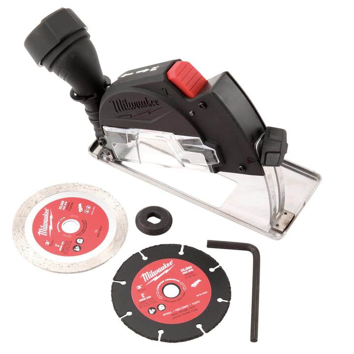 Milwaukee M12 3 Inch Compact Cut Off Tool with CP 2Ah & XC 4Ah Kit Bundle, large image number 5
