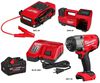 Milwaukee M18 HOTSHOT Jump Starter Starter, XC8.0 Starter Kit, Impact Wrench, Tire Inflator Bundle, small image number 2