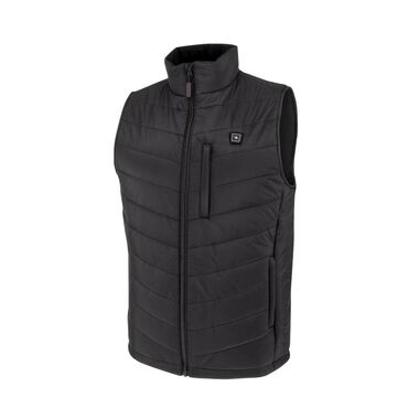 Radians Heated Puffer Vest Kit with Battery, Black, Large