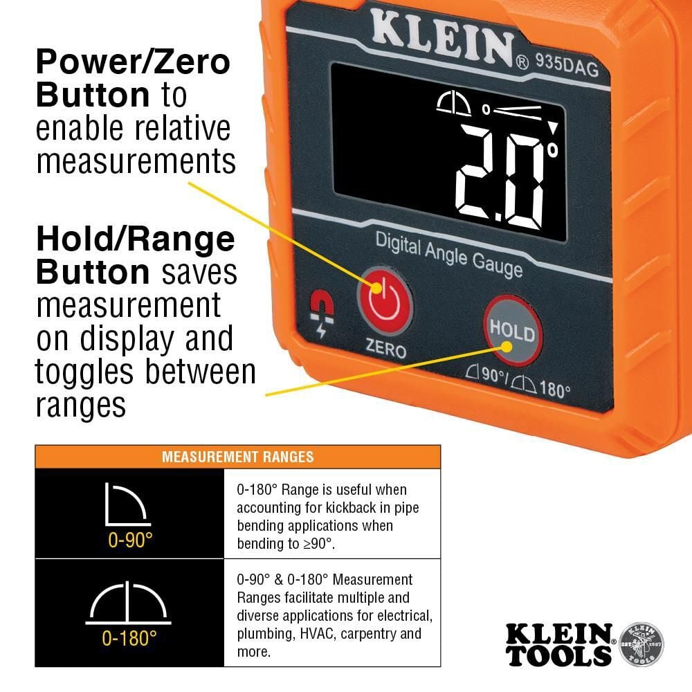 Klein Tools Digital Angle Gauge and Level, large image number 3