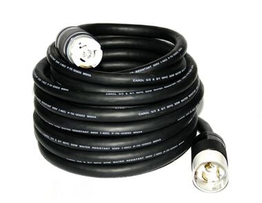 Construction Electrical Products 50' Rubber Temporary Power Cord