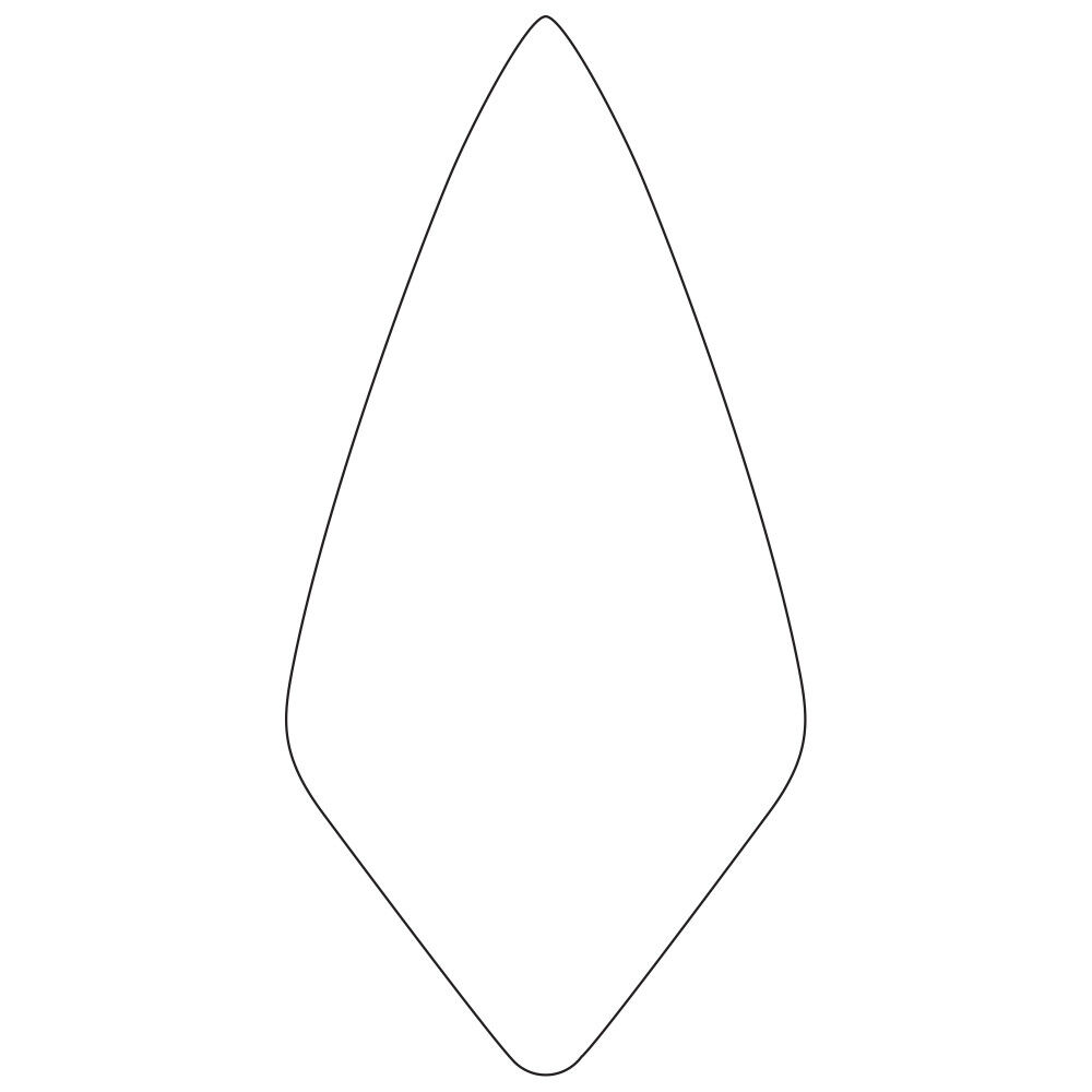 Kraft Tool Co 11 Inch Narrow London Brick Trowel with Leather Handle, large image number 2