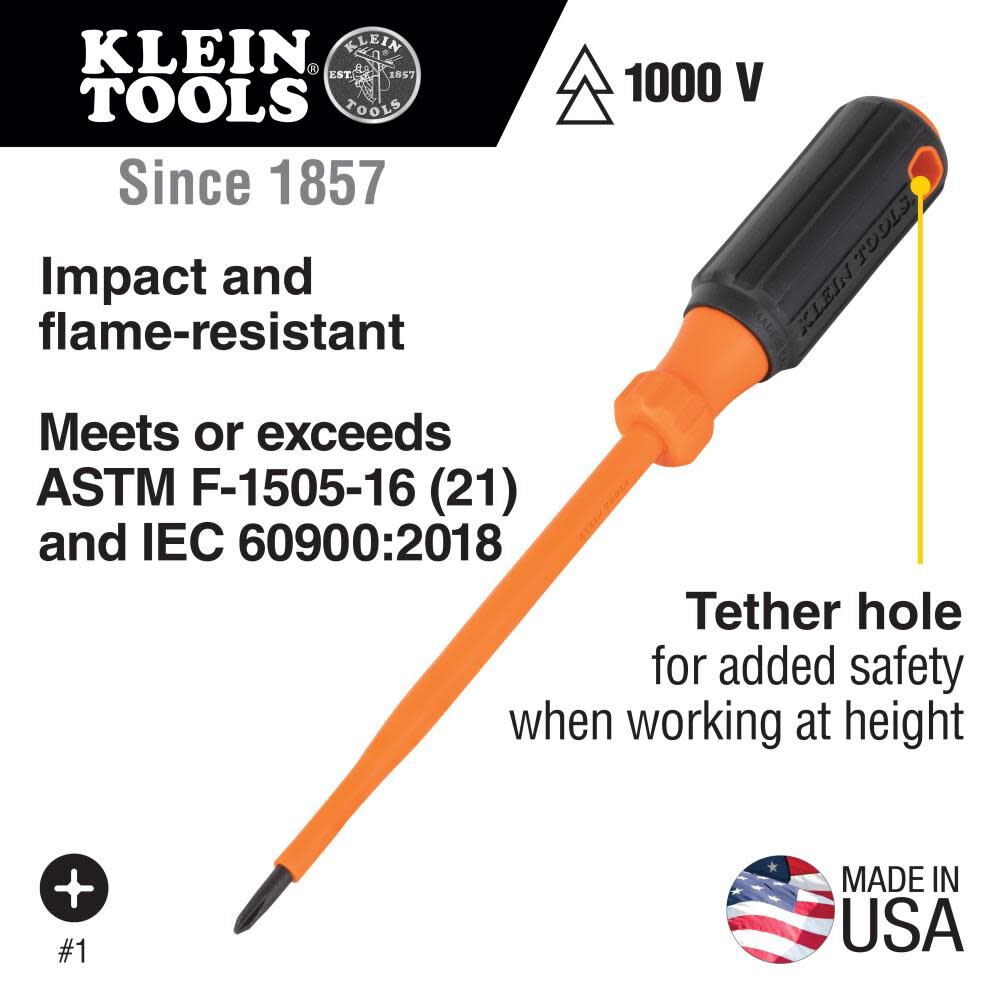 Klein Tools Insulated Screwdriver Set, 7 Pieces, large image number 3