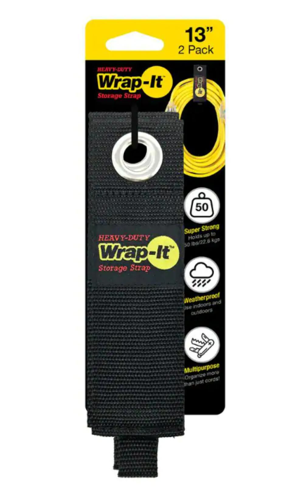 Wrap-It 13in Storage Straps 2pk, large image number 1
