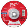 Milwaukee 5 Inch x 1/8 Inch x 5/8 Inch-11 Performance+ Dual Metal Cut & Grind Wheel Type 27, small image number 1