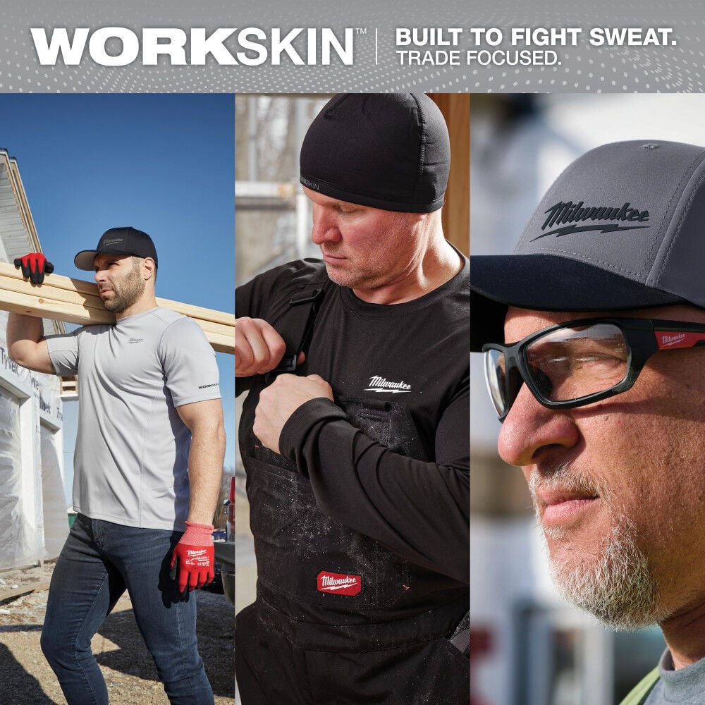 Milwaukee WORKSKIN Performance Fitted Hat Black L/XL, large image number 9