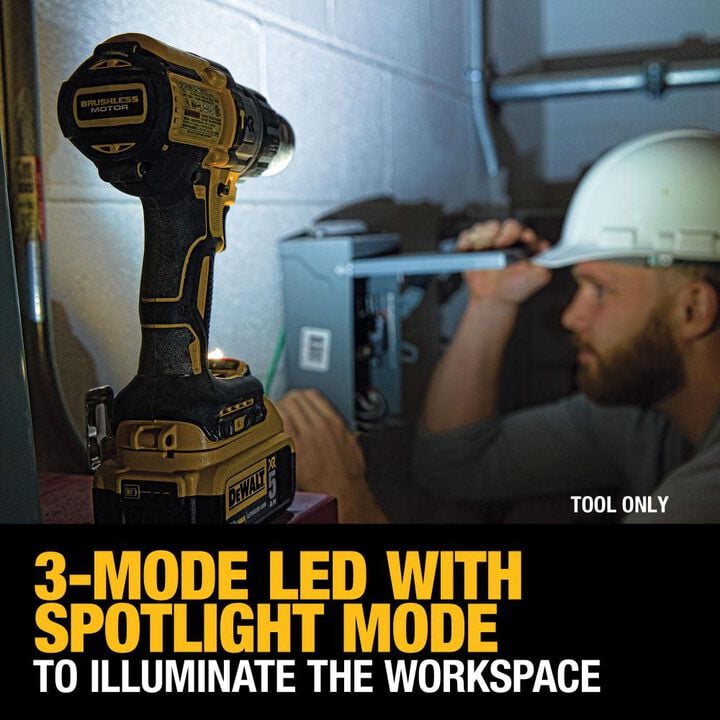 DEWALT 20V MAX XR Hammer Drill (Bare Tool), large image number 10