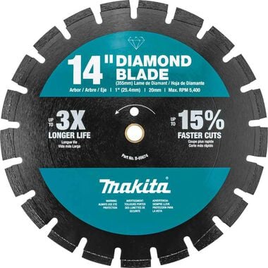 Makita 14In Dual Purpose Segmented Diamond Blade