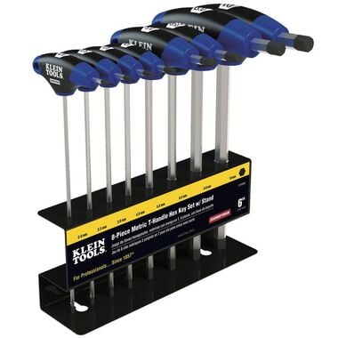 Klein Tools 6in Metric T-Handle Set 8 Pc
