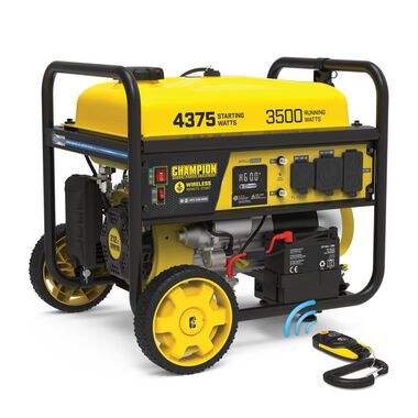 Champion Power Equipment Champion 3500-Watt Wireless Remote Start RV Ready Portable Generator with CO Shield