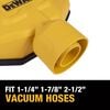 DEWALT Dust Collector 1-1/4 Inch - 2-1/2 Inch Wet/Dry Vacuum 1 Piece, small image number 3