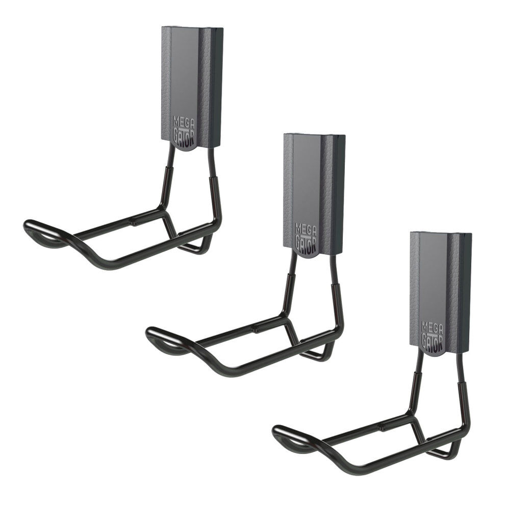 Gator Magnetics MEGA 45 Lbs 4.5 Inch Black Steel Magnetic Closed Hook, 3 Pack Bundle – ATB000011471